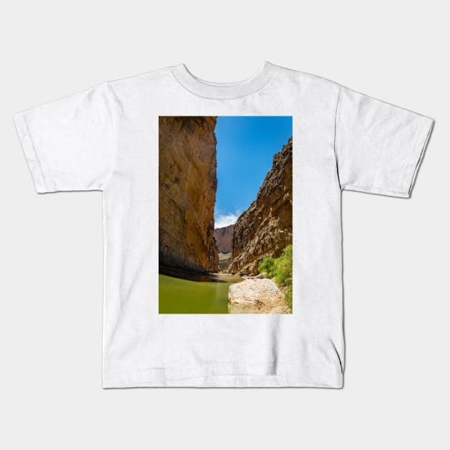 Santa Elena Canyon Kids T-Shirt by Gestalt Imagery